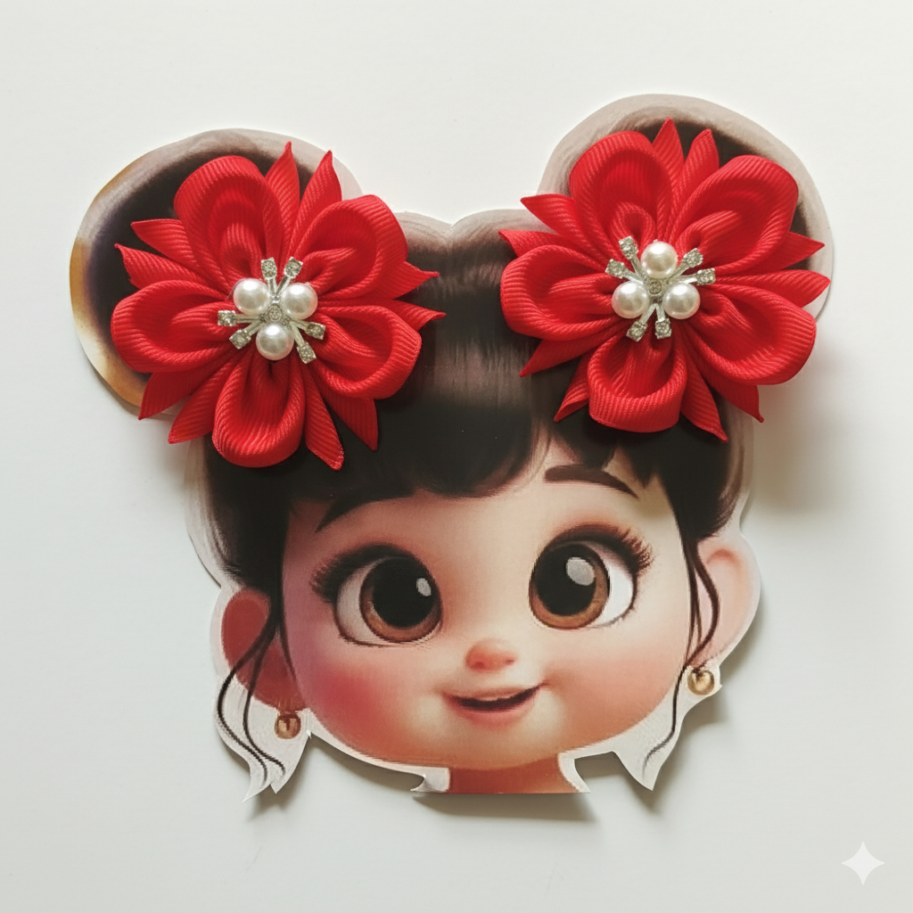 GRB-Twin Clips-Style 2-Blood Red