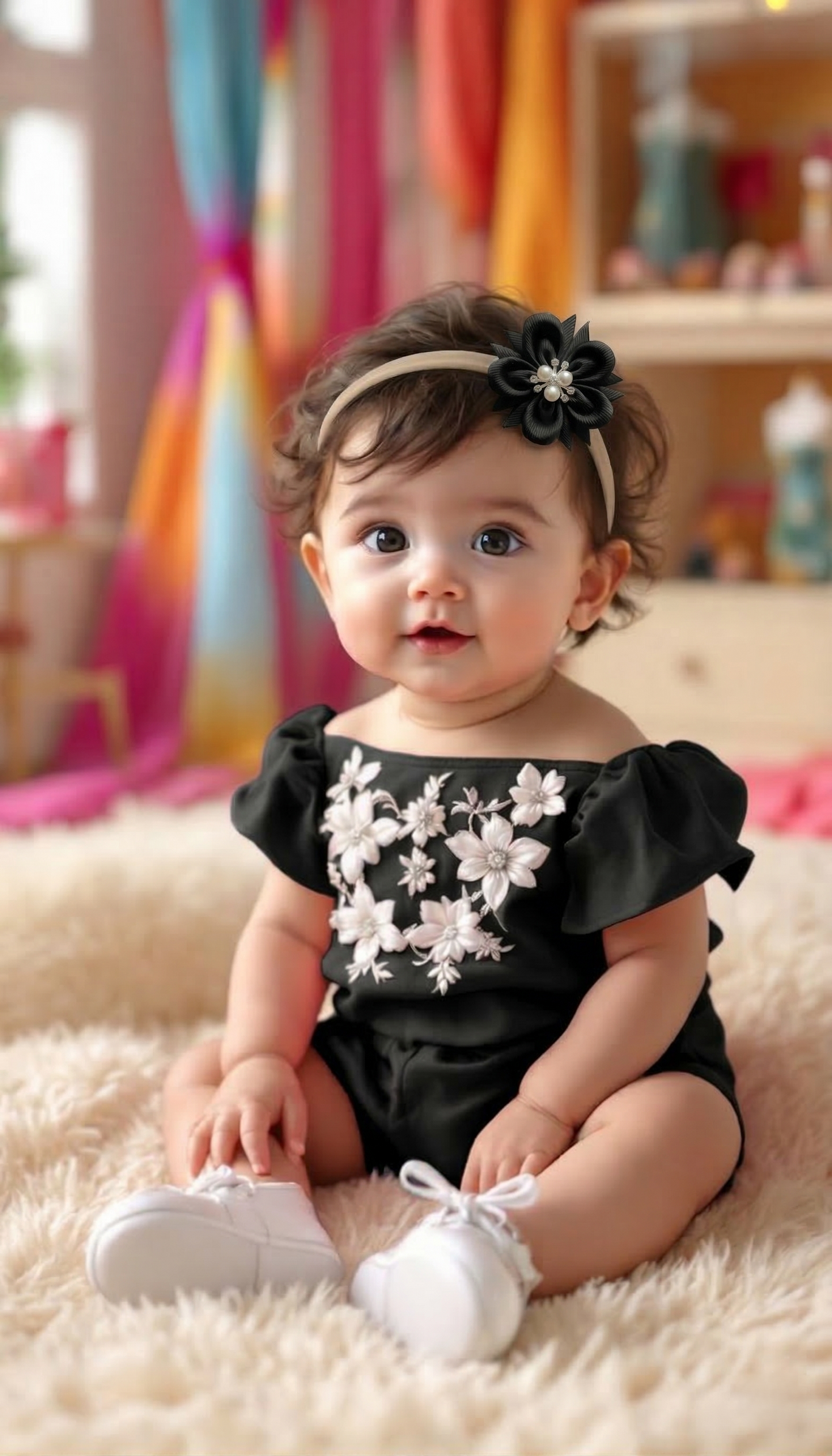 Baby Bow-Style 9-Black