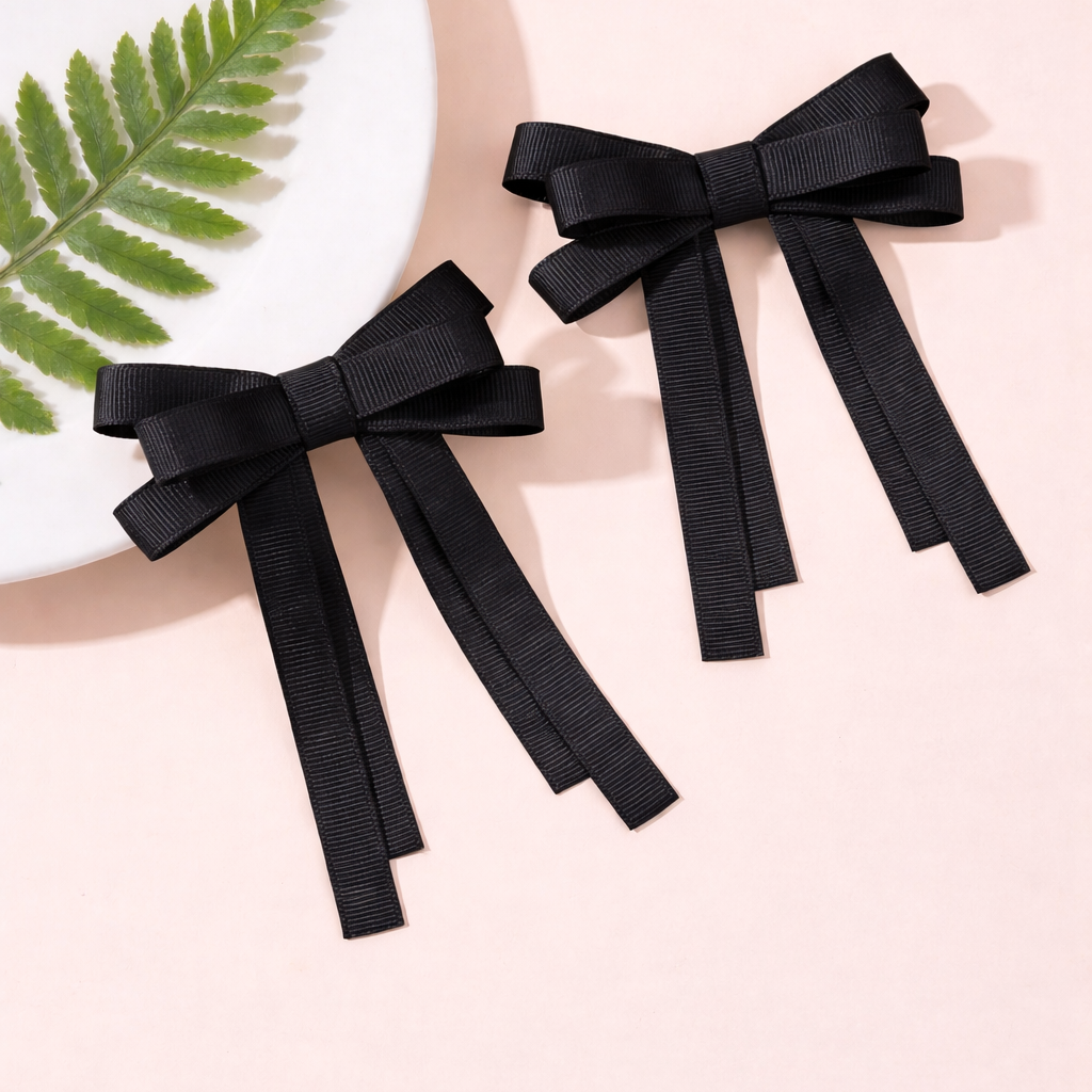 GRB-Twin Bow Clips-Style4-Black