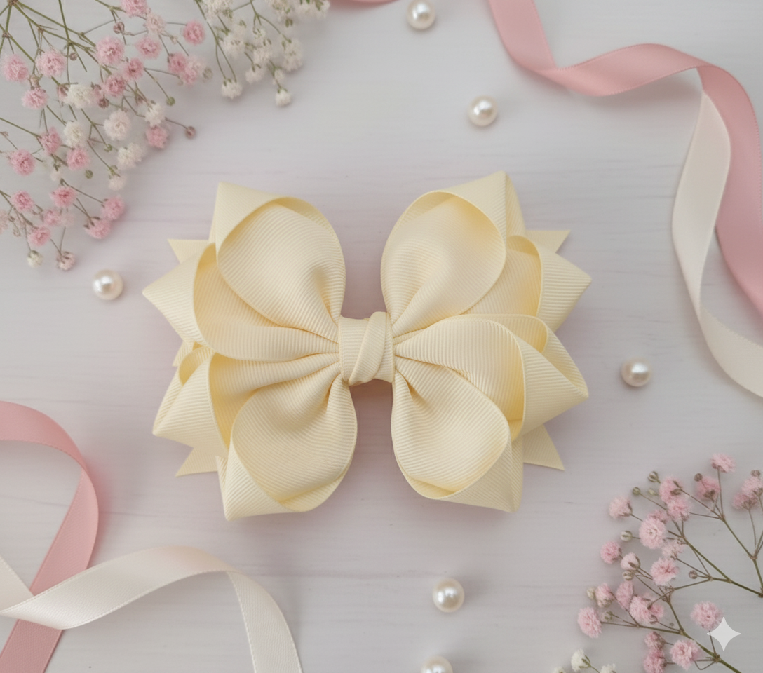GRB-Boutique Bow-Style 4-Cream