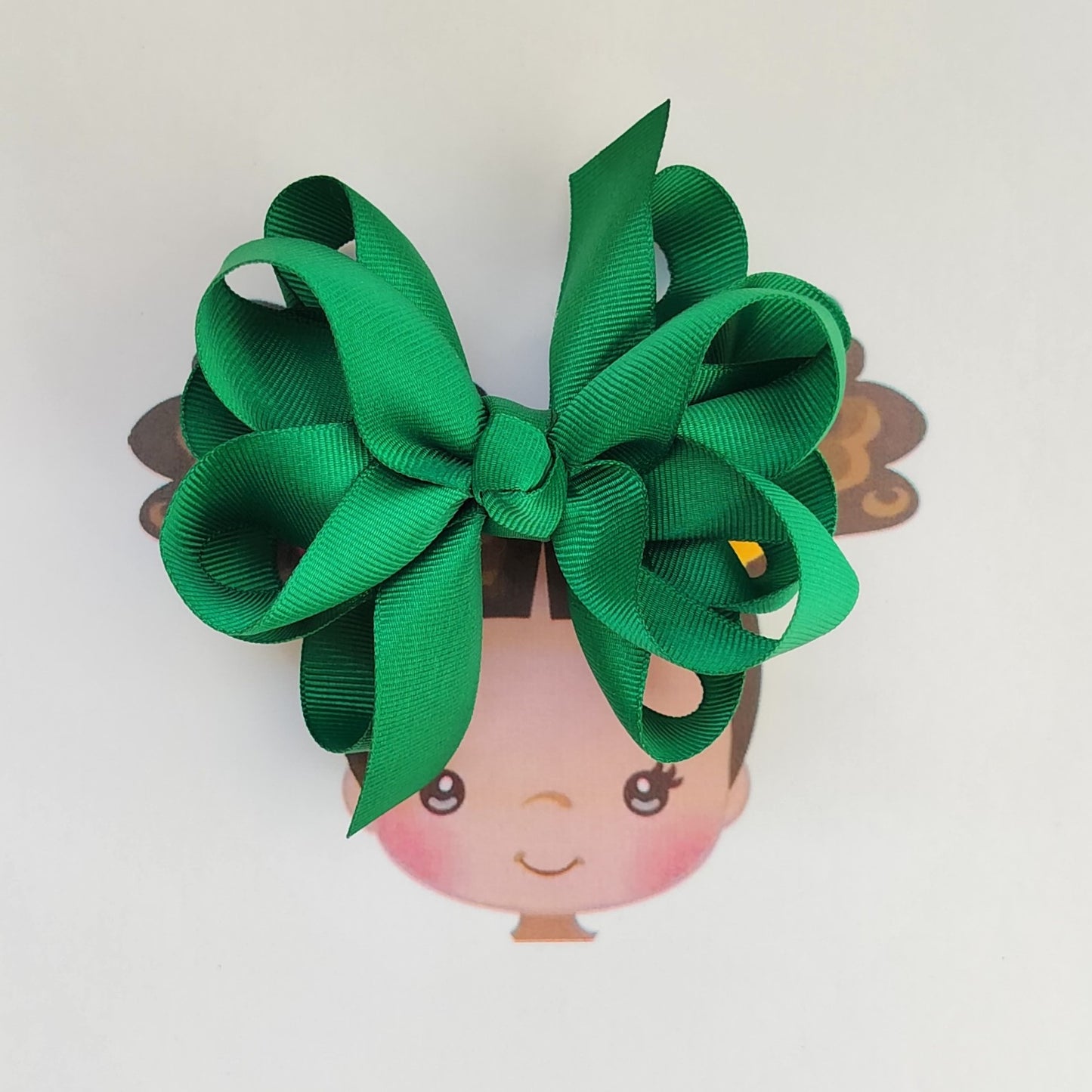 Octopus Bow - Medium - Bottle Green