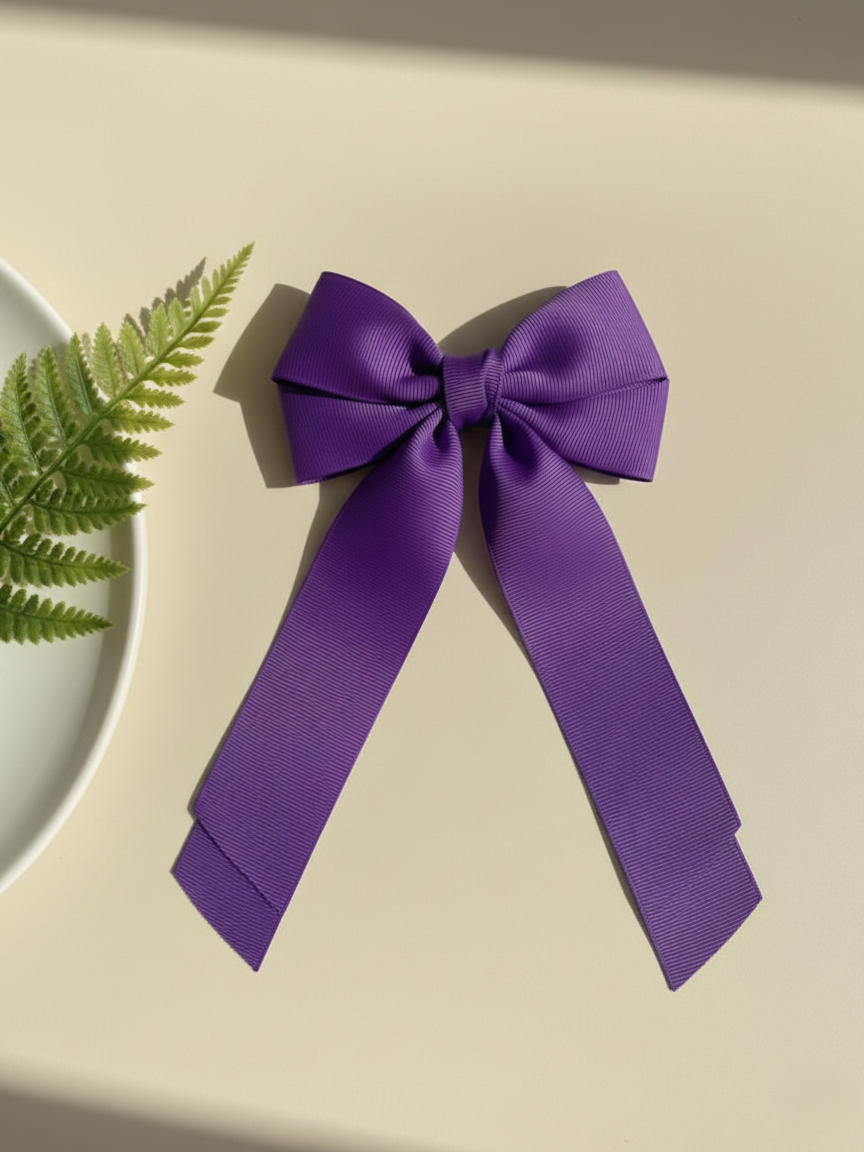 GRB-Boutique Bow-Style 7-Deep Purple