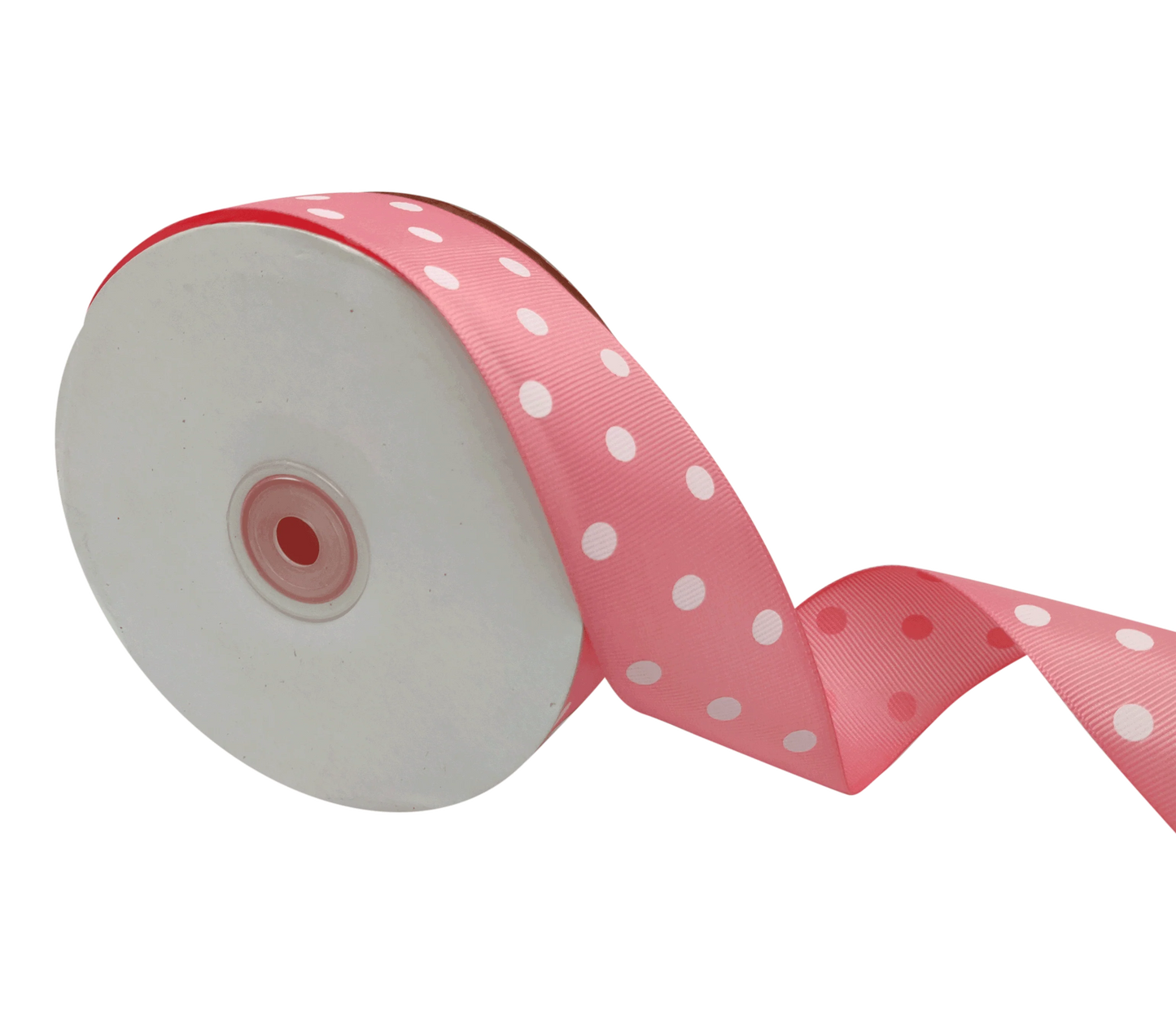 GRB-Twin Clips-Style 2-Rose Pink with Polka dots