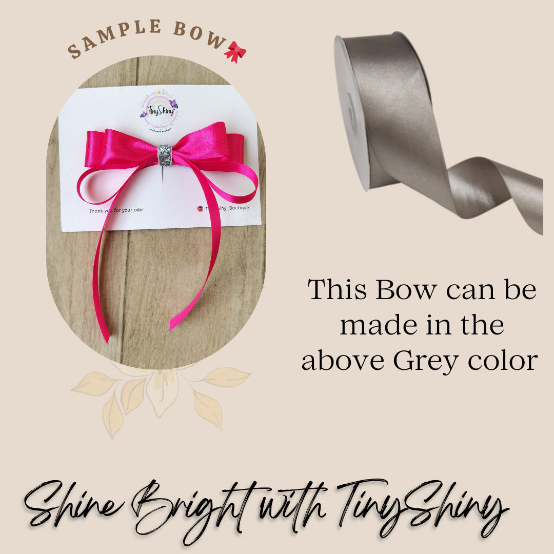 SatinRibbon-Bow-Style7-Dark Grey