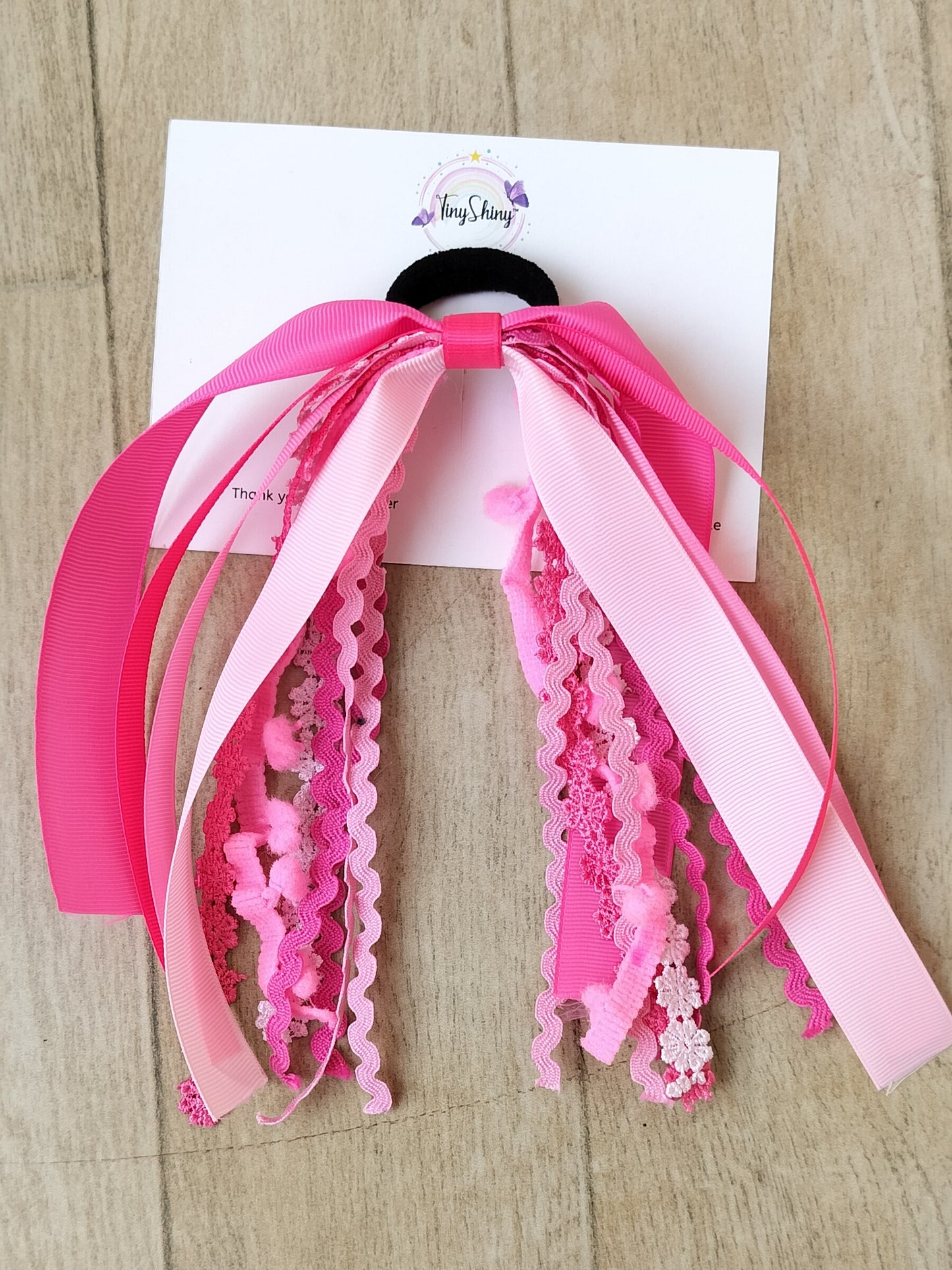 Hair Band Tassel - Pink