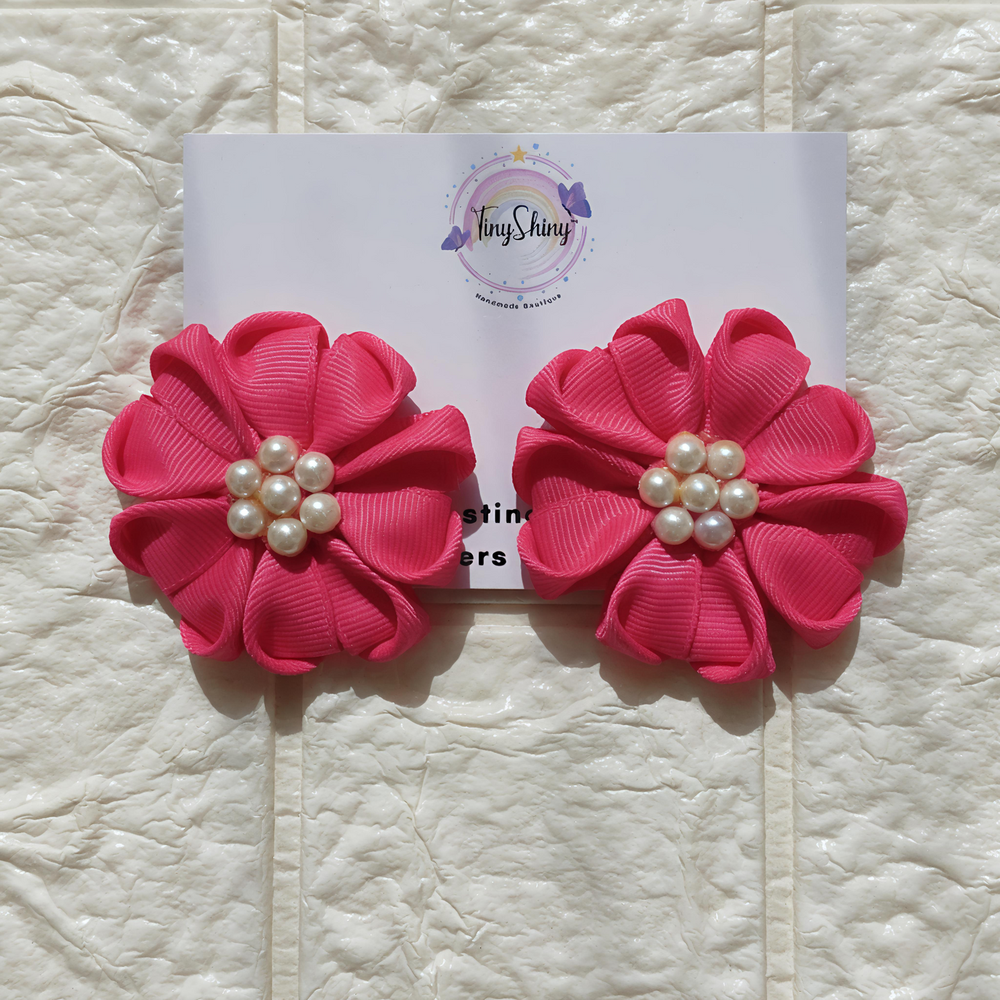 GRB-Twin Clips-Style 3-Hot Pink