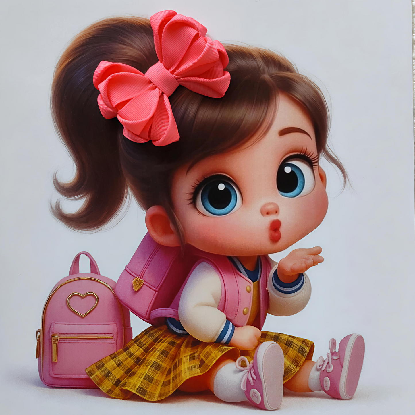 GRB-Boutique Bow-Style 3-Neon Pink