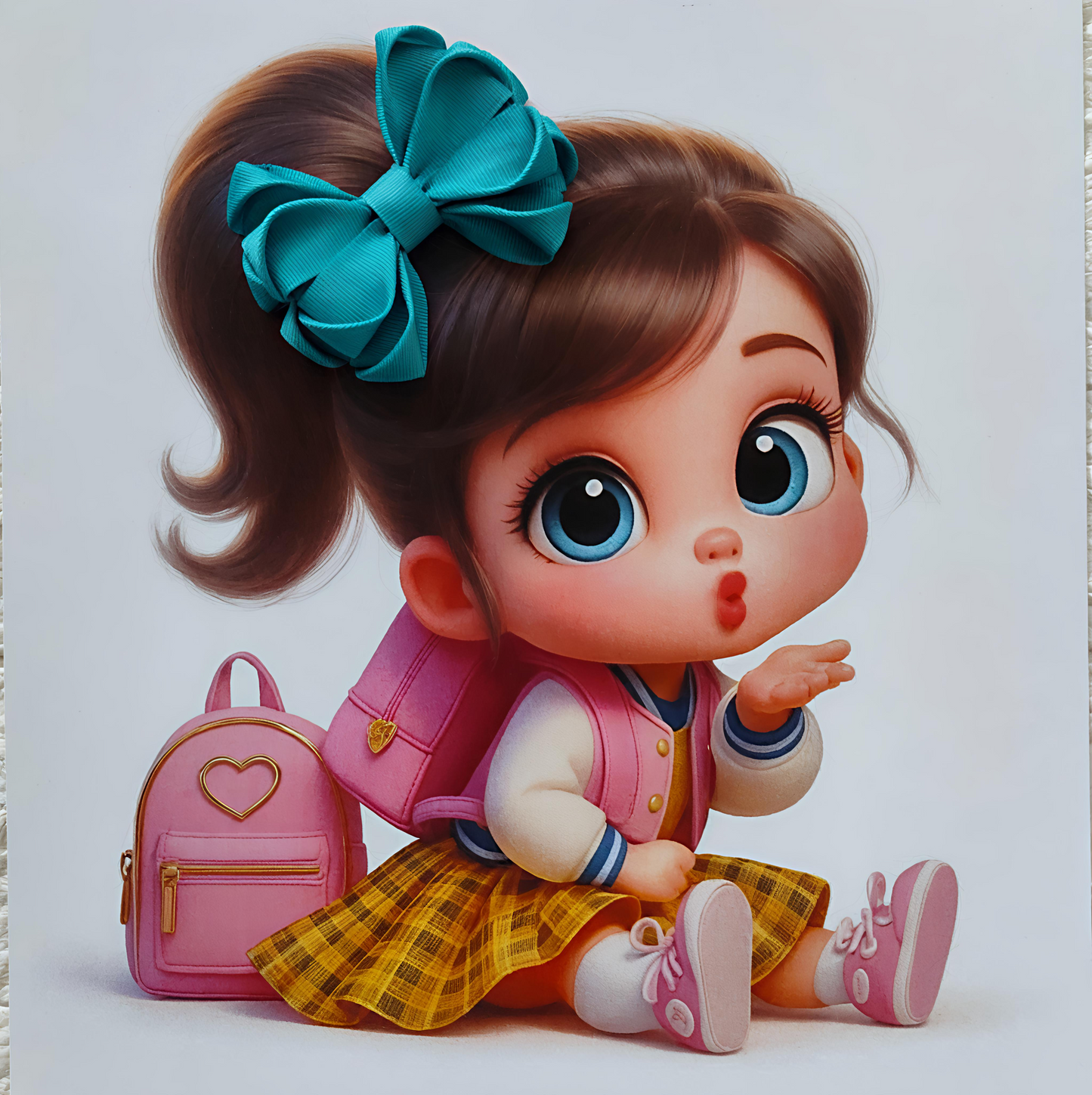 GRB-Boutique Bow-Style 3-Turquoise Blue