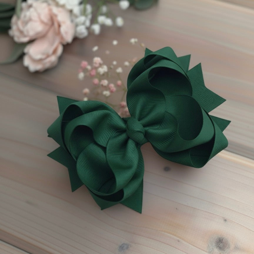 GRB-Boutique Bow-Style 1-Dark Green