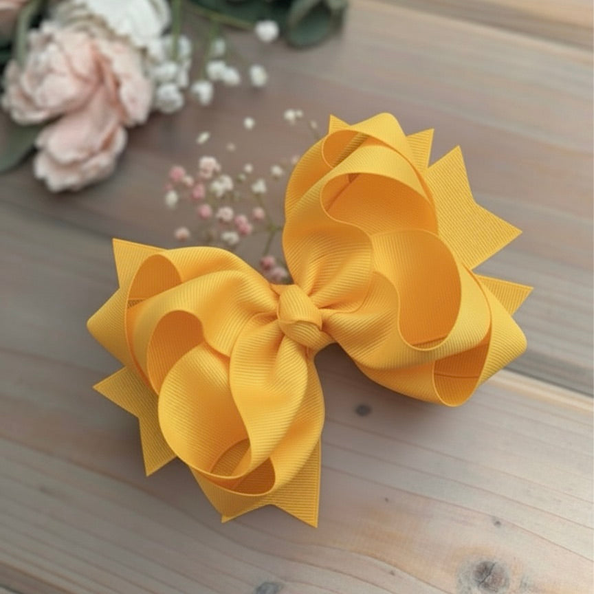 GRB-Boutique Bow-Style 1-Sunshine Yellow