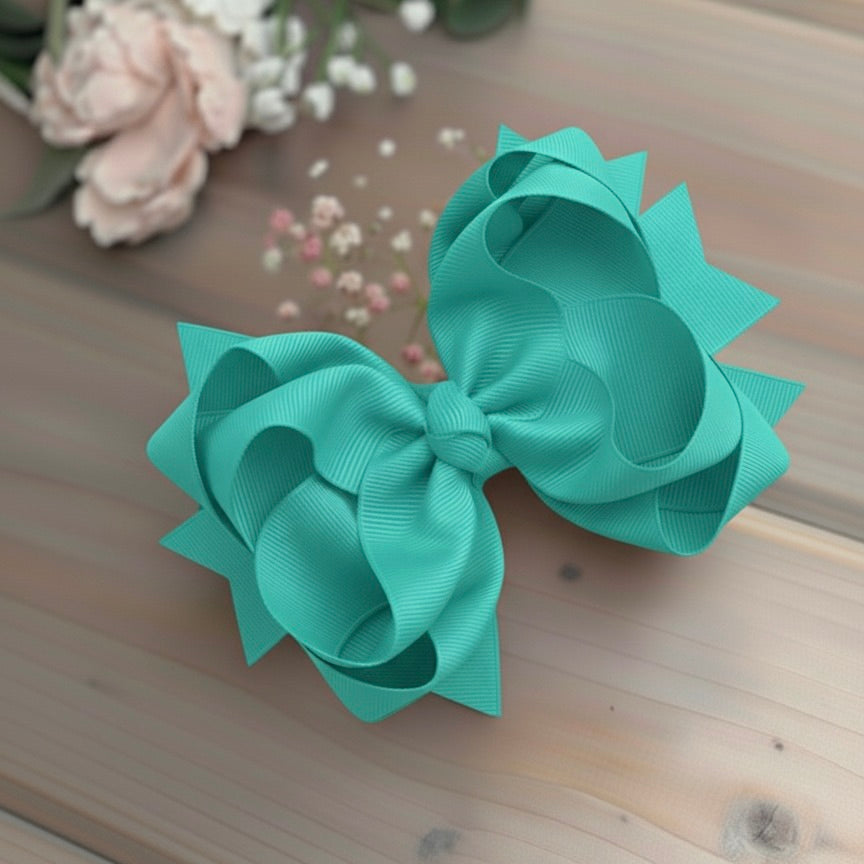 GRB-Boutique Bow-Style 1-Aqua