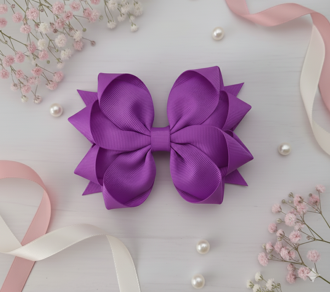 GRB-Boutique Bow-Style 4-Light Purple