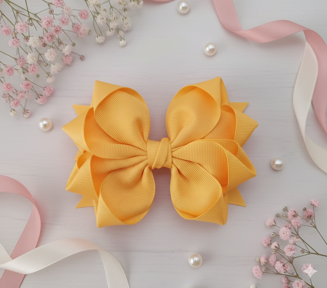 GRB-Boutique Bow-Style 4-Marigold