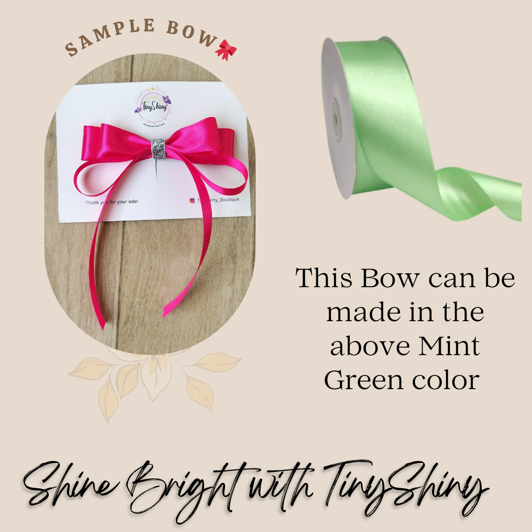 SatinRibbon-Bow-Style7-Mint Green