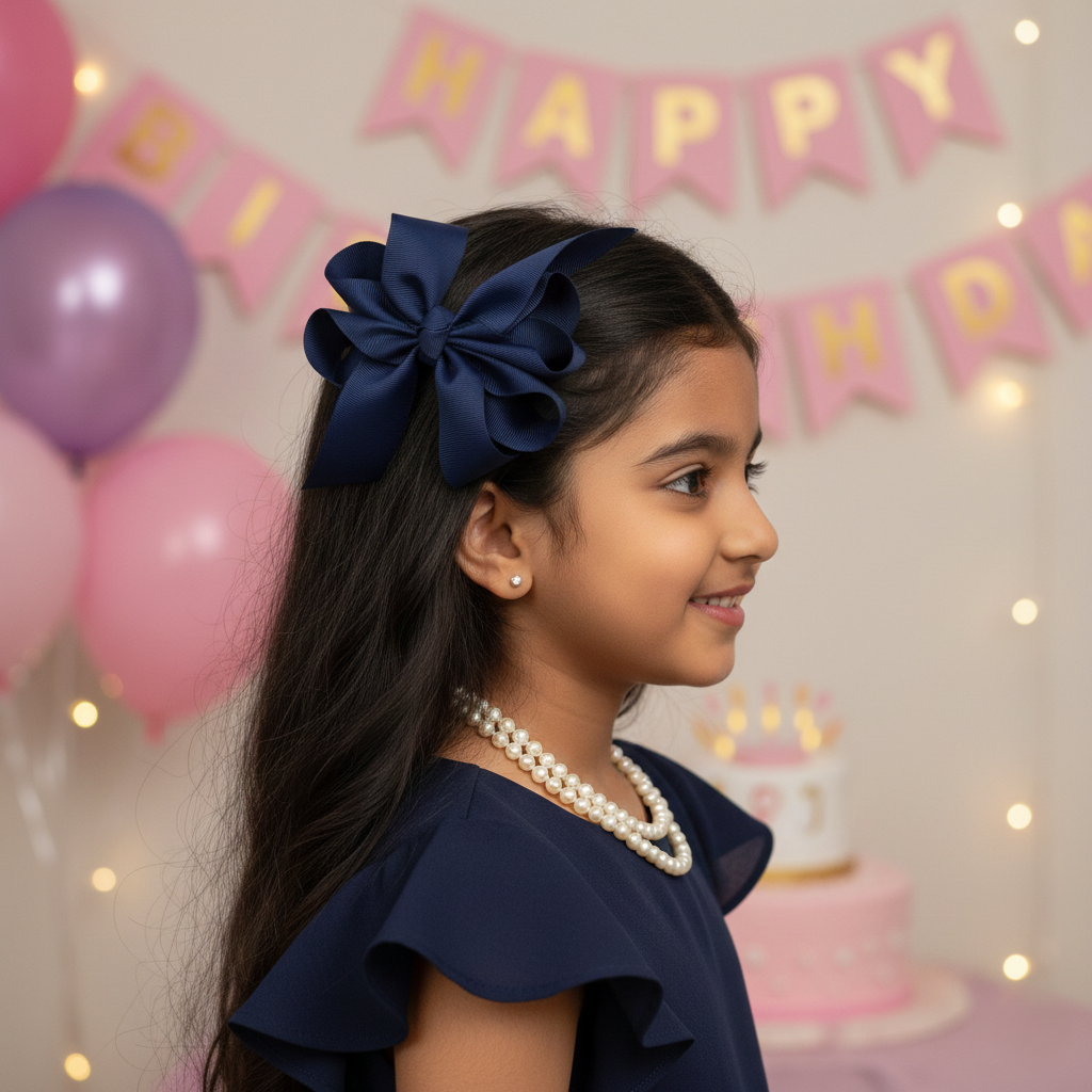 Octopus-Bow-4Layer-Style1-Navy Blue