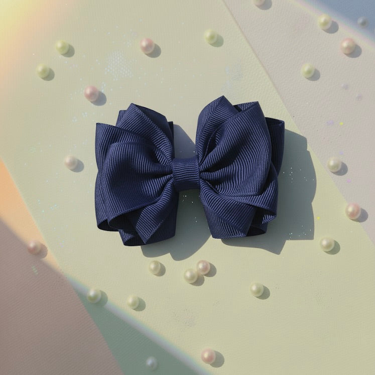 GRB-Boutique Bow-Style 5-Navy Blue