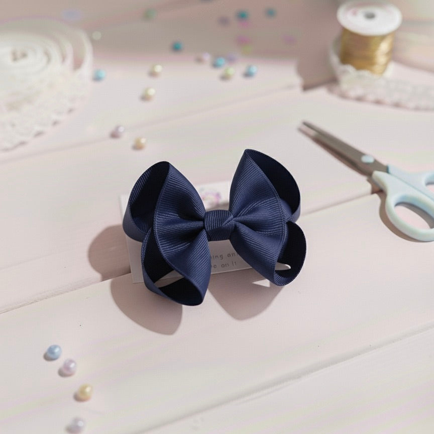 GRB-Boutique Bow-Style 2-Navy Blue