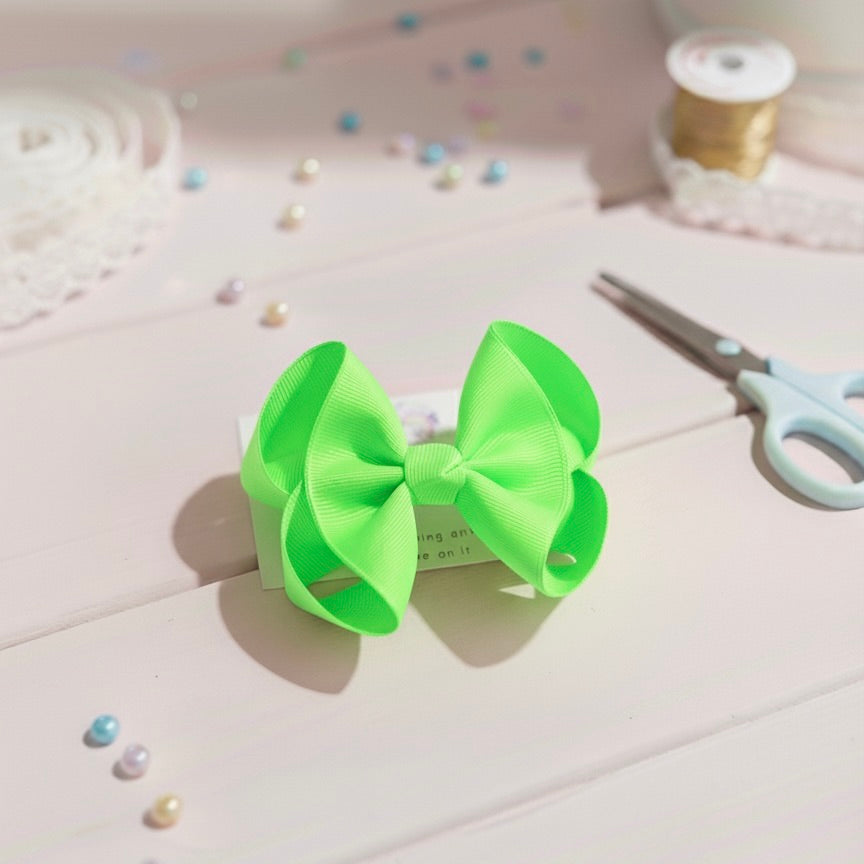 GRB-Boutique Bow-Style 2-Neon Green