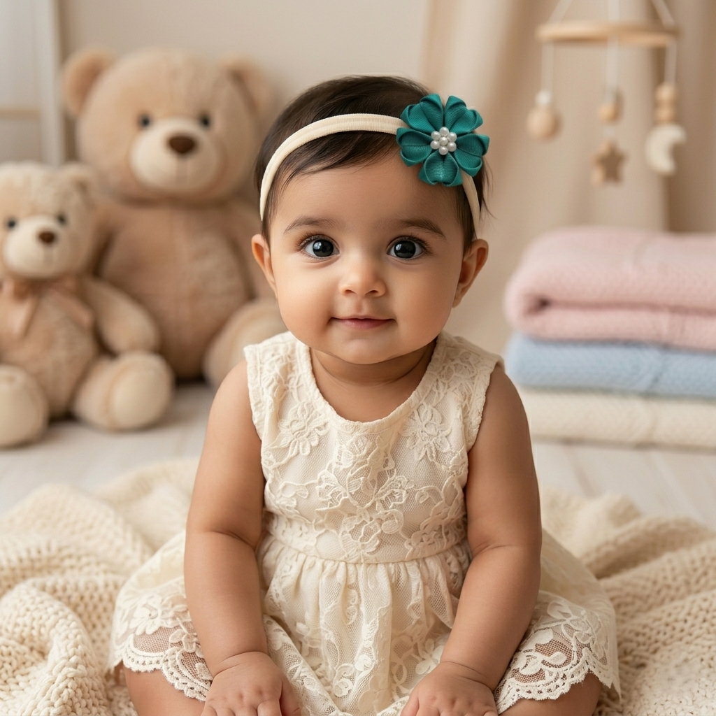 Baby Bow-Style 10-Rama Green