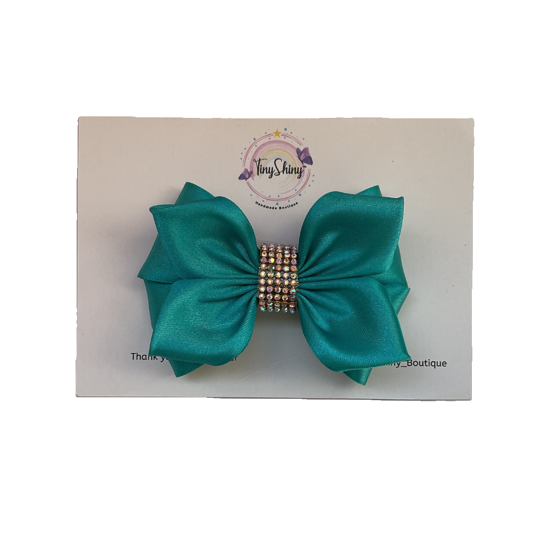 SatinRibbon-Bow-Style3-Rama Green