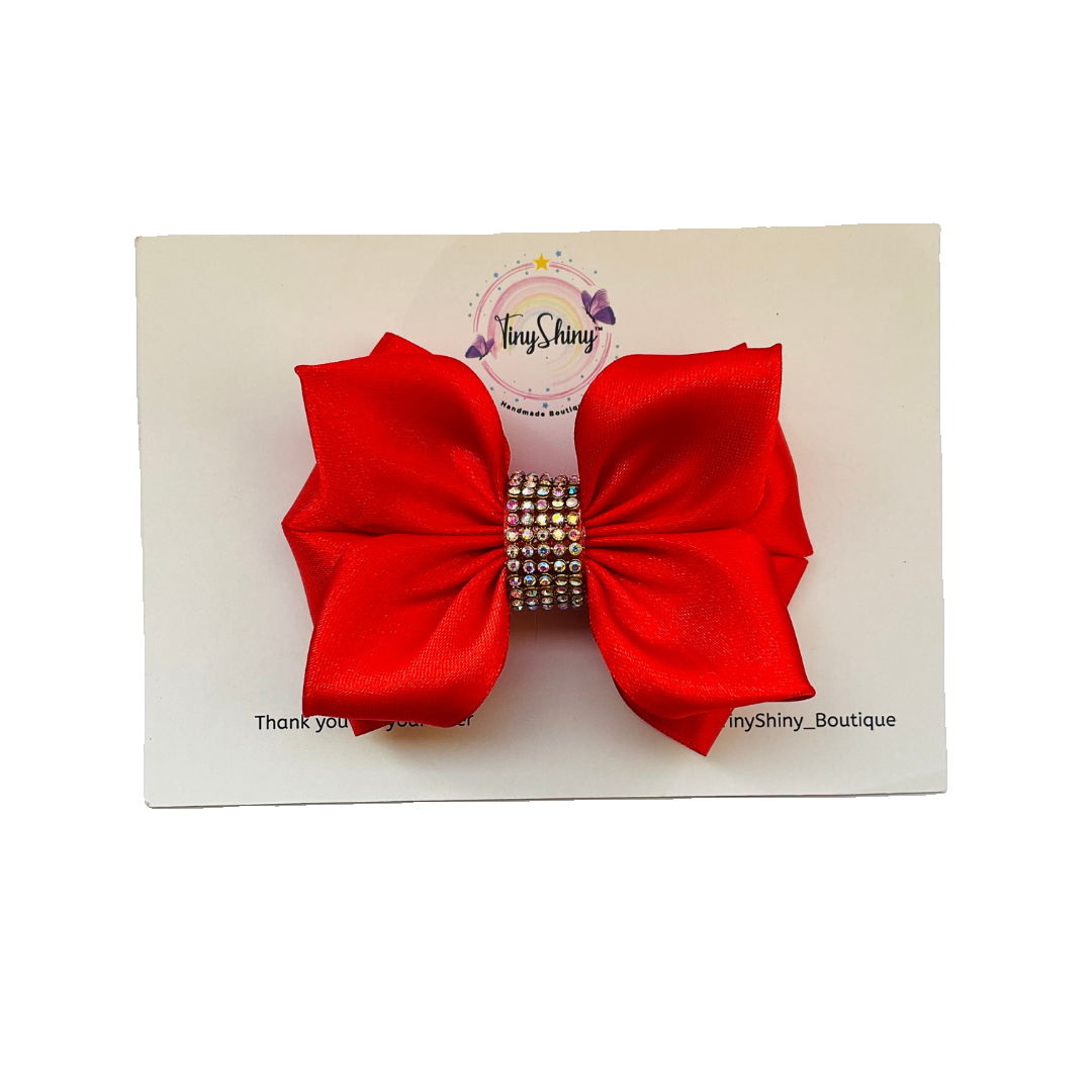 SatinRibbon-Bow-Style3-Red
