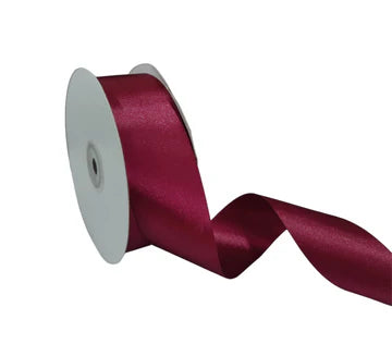 SatinRibbon-Bow-Style7-Wine Red