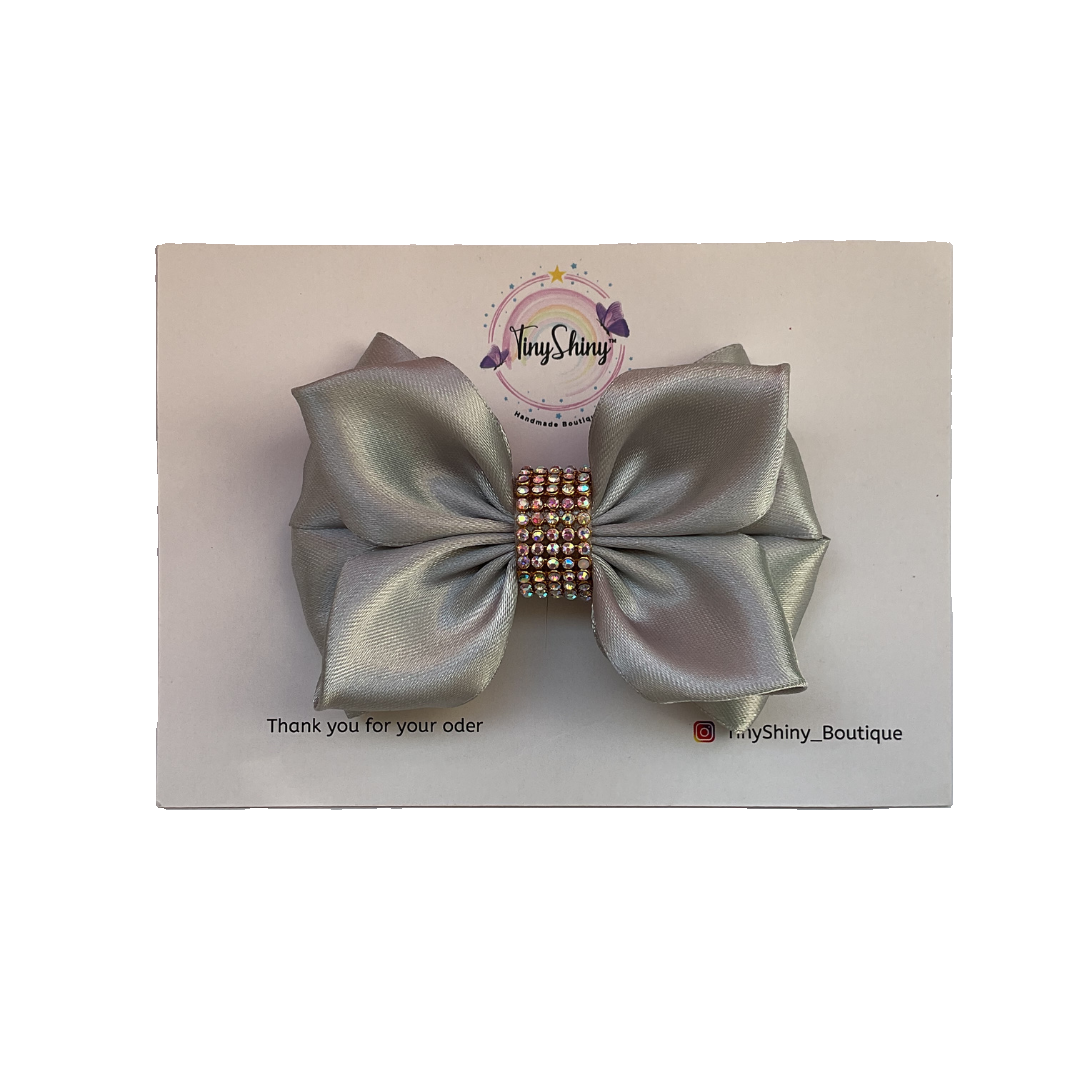 SatinRibbon-Bow-Style3-Silver