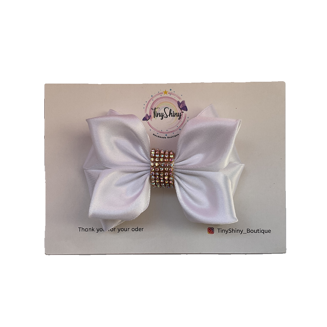 SatinRibbon-Bow-Style3-White
