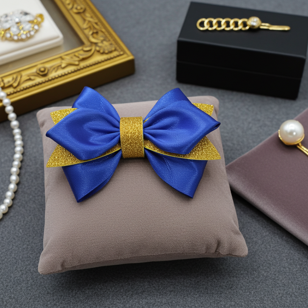 SatinRibbon-Bow-Style2-Royal Blue