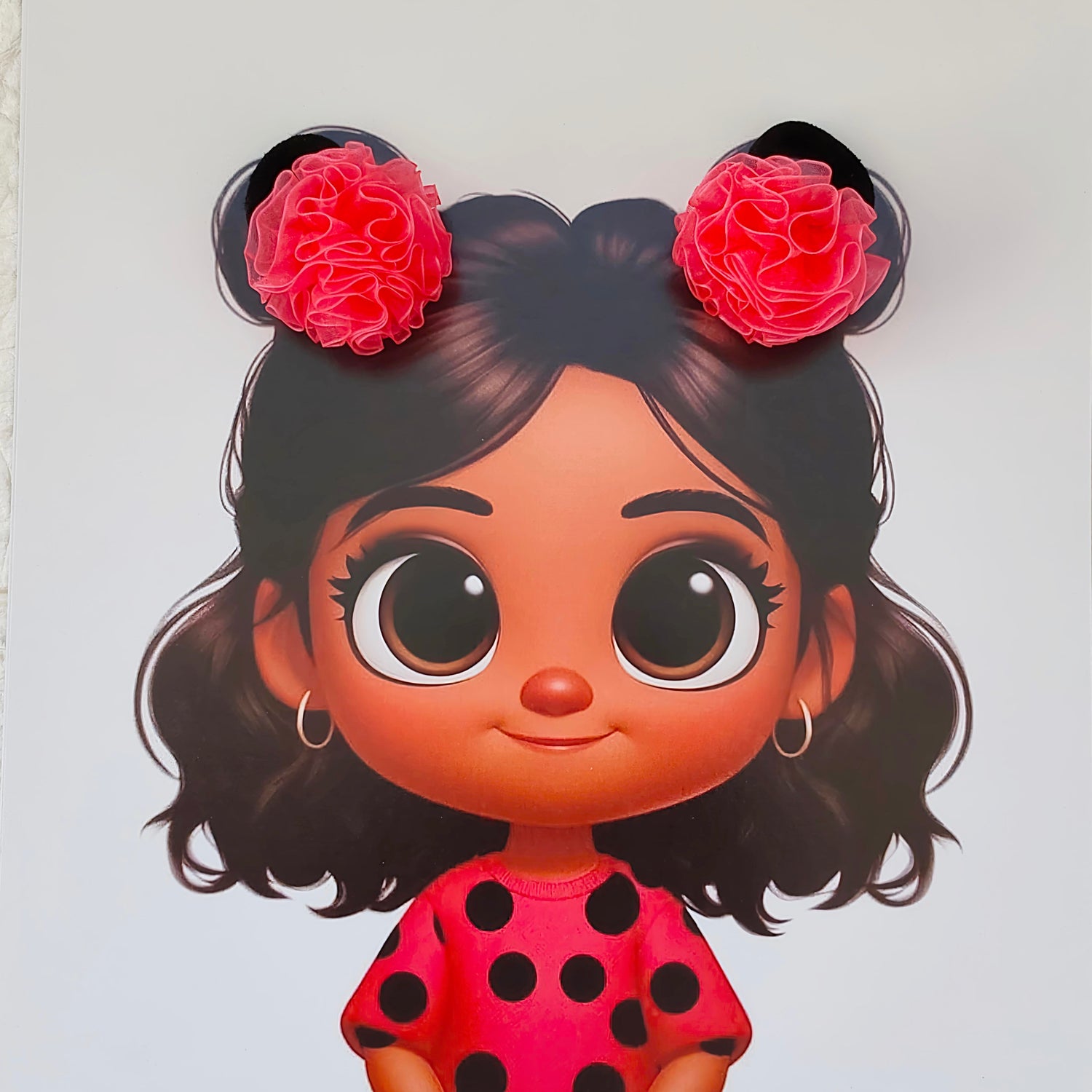 Organza Ribbon Flower Hair Ties
