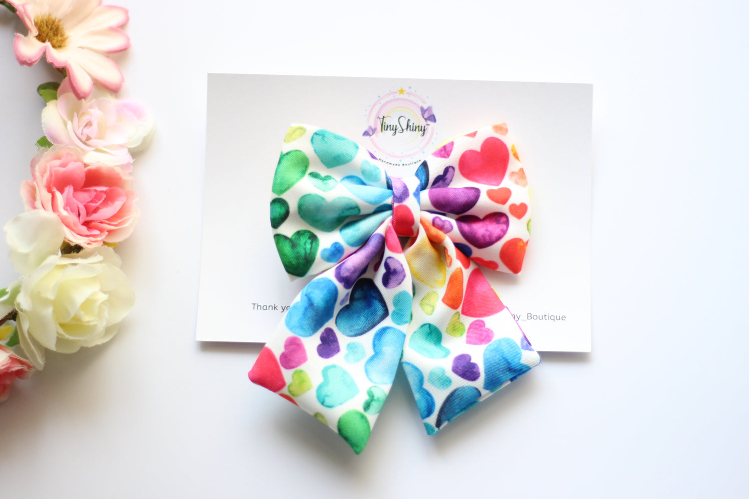 Printed Fabric - Pigtail Bows