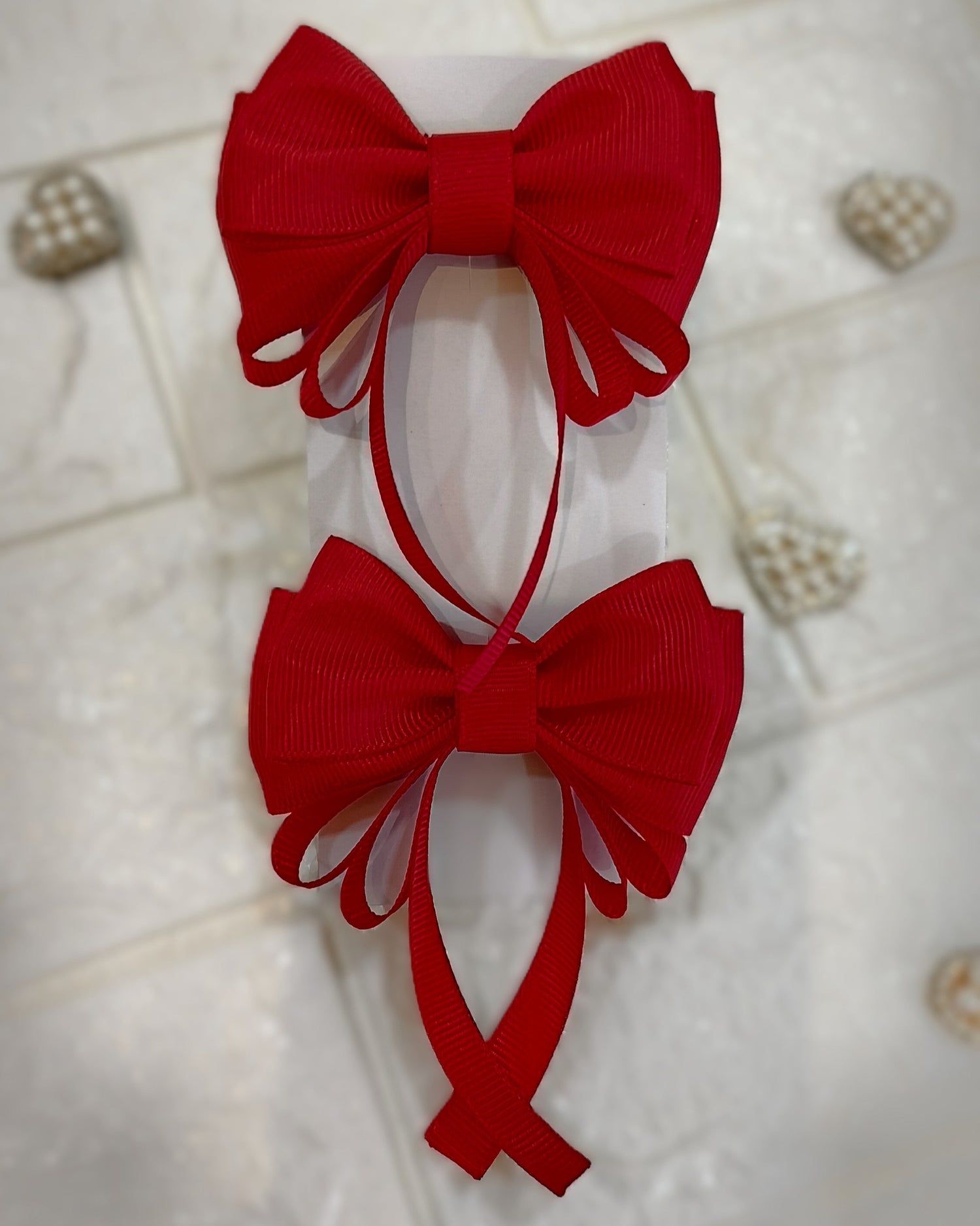 Twin Bow Clips - Style 1