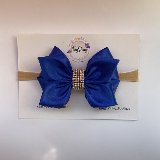 SatinRibbon-Bow-Style3.1-Royal Blue