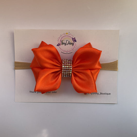 SatinRibbon-Bow-Style3.1-Bright Orange