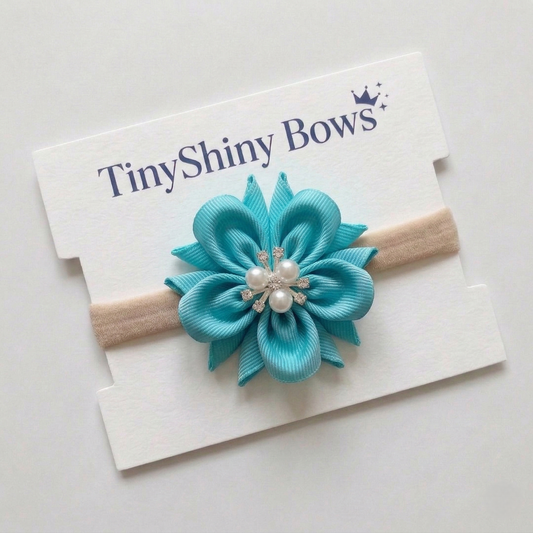 Baby Bow-Style 9-Aqua
