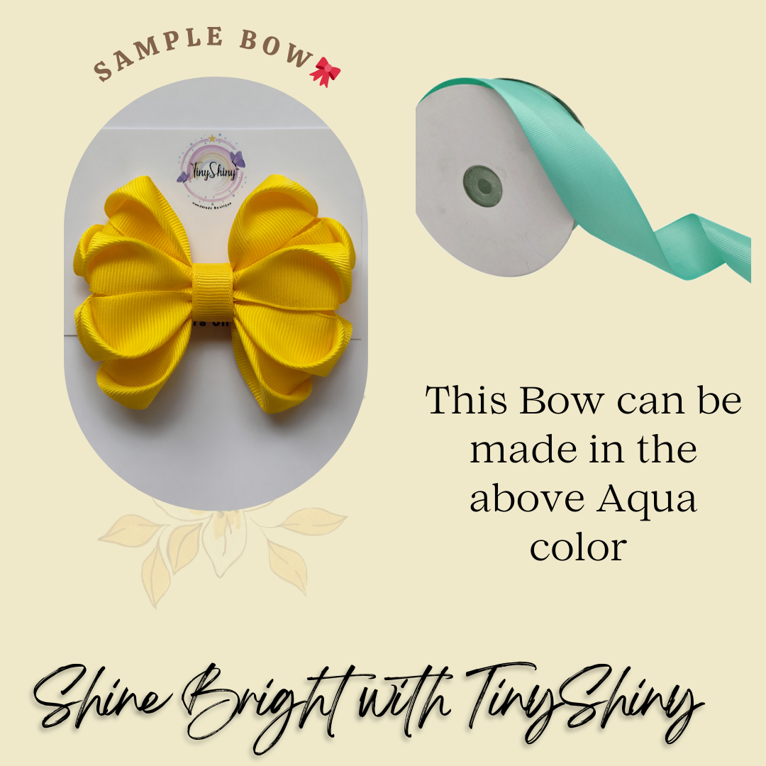 GRB-Boutique Bow-Style 3-Aqua