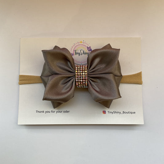 SatinRibbon-Bow-Style3.1-Dark Grey