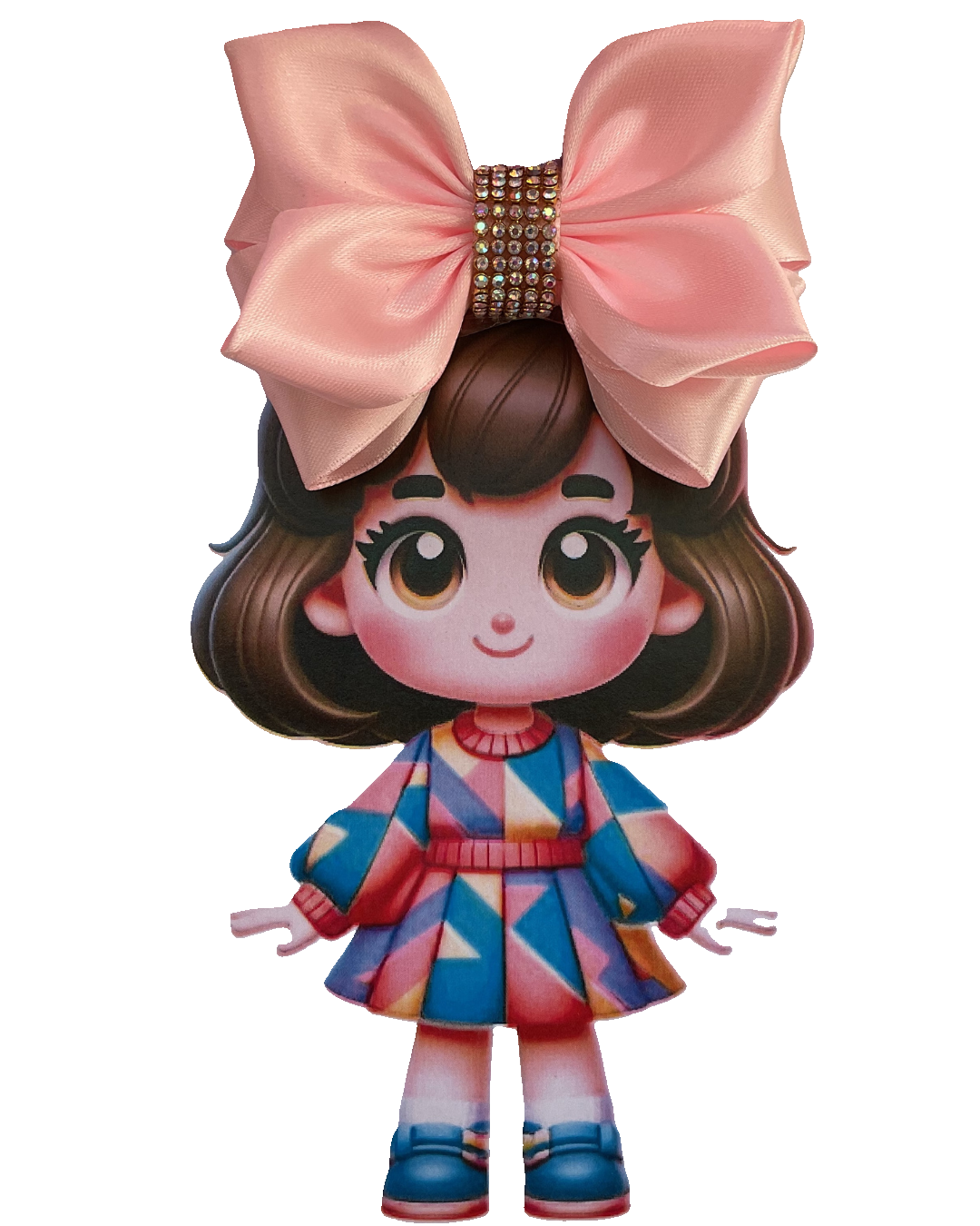SatinRibbon-Bow-Style3-Baby Pink