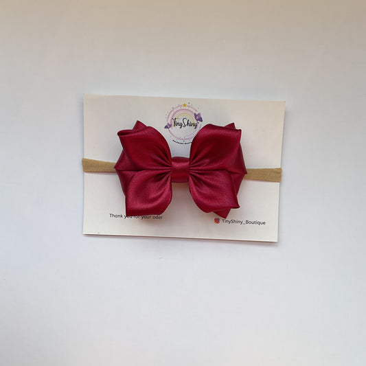 Baby Bow - Style5.1-Maroon