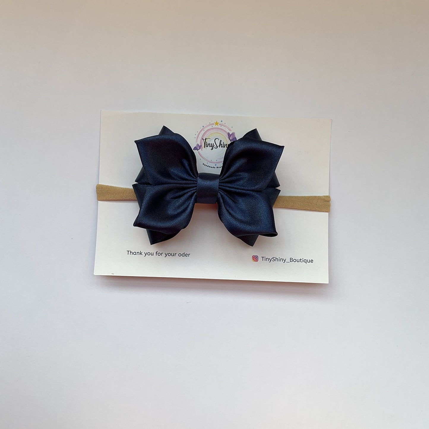 Baby Bow - Style5.1-Navy Blue