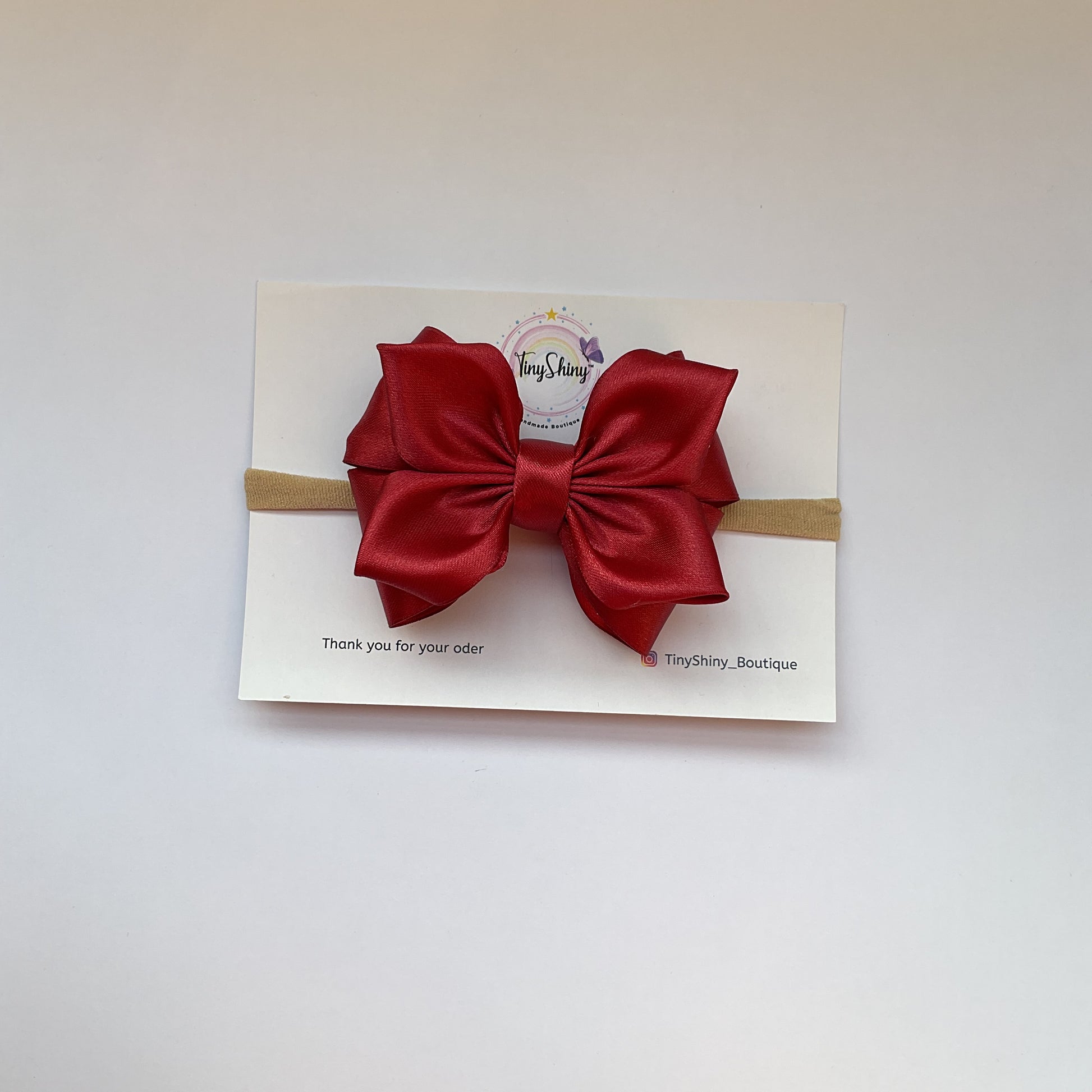 Baby Bow - Style5.1-Wine Red