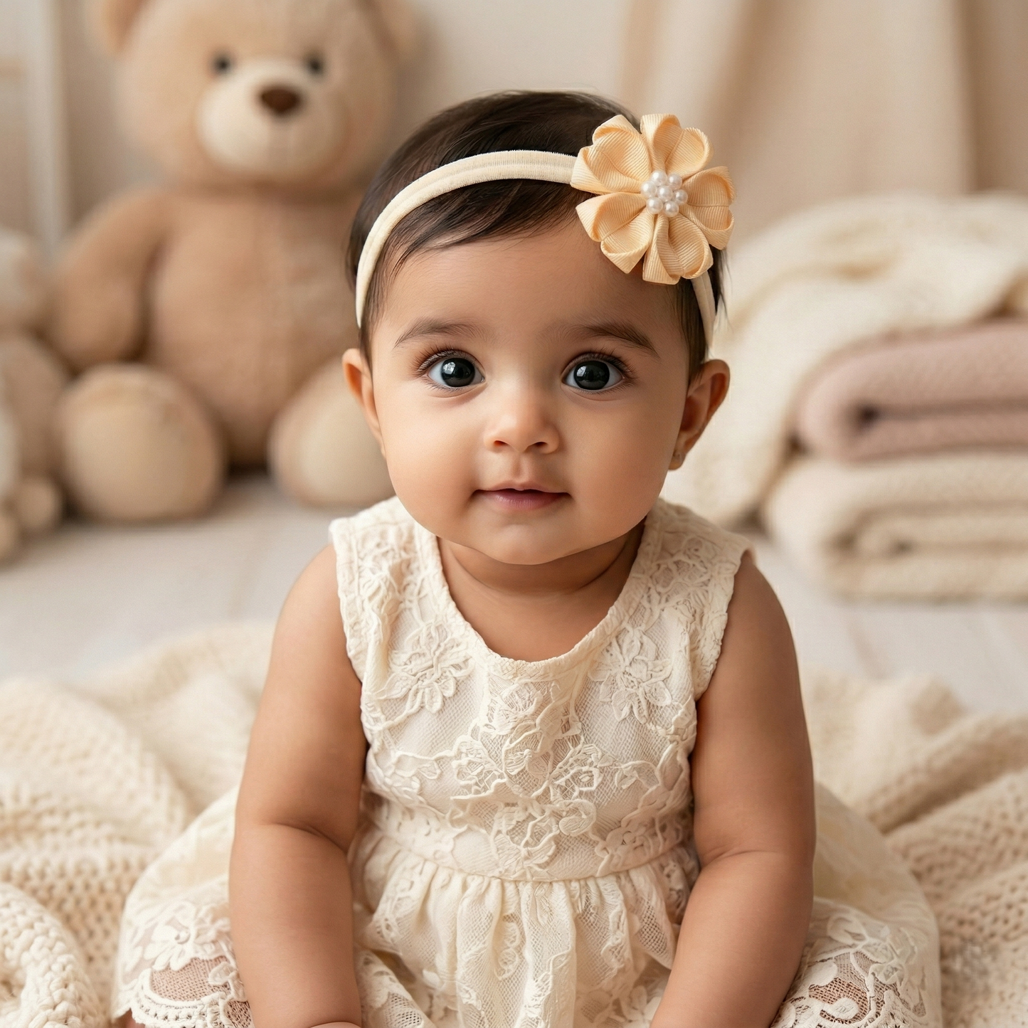 Baby Bow-Style 10-Beige