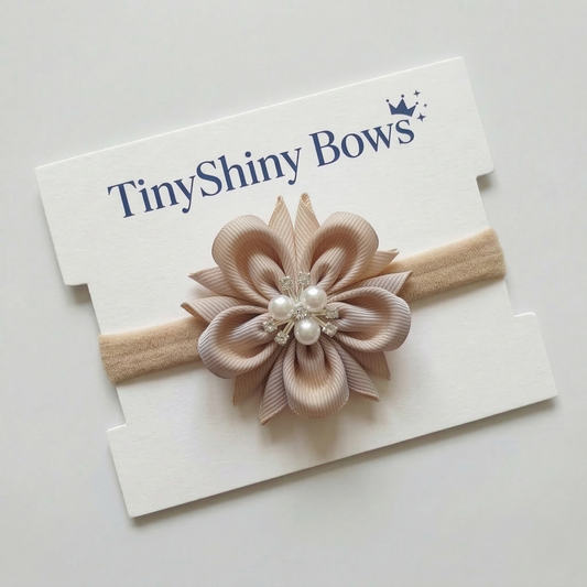 Baby Bow-Style 9-Beige