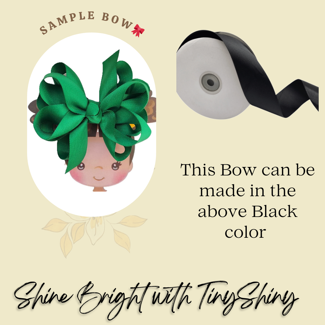 Octopus Bow - Medium -  Black