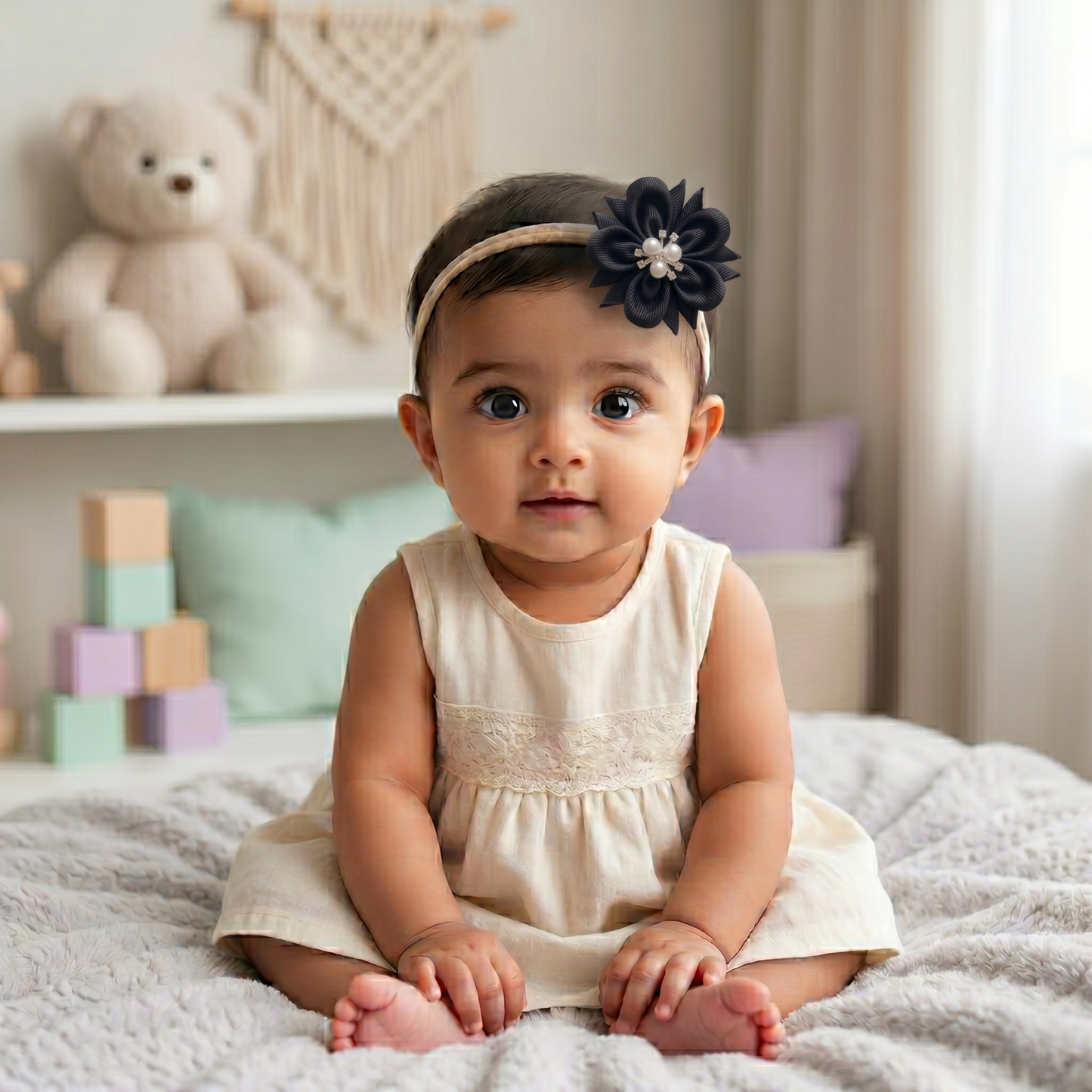 Baby Bow-Style 9-Black