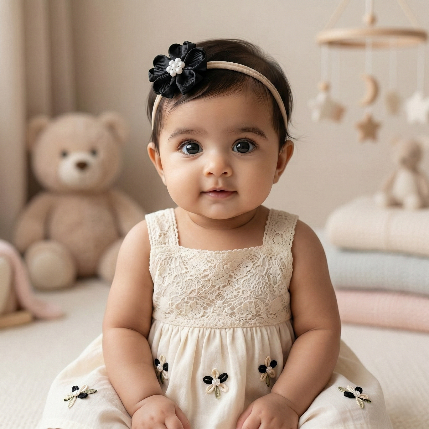 Baby Bow-Style 10-Black