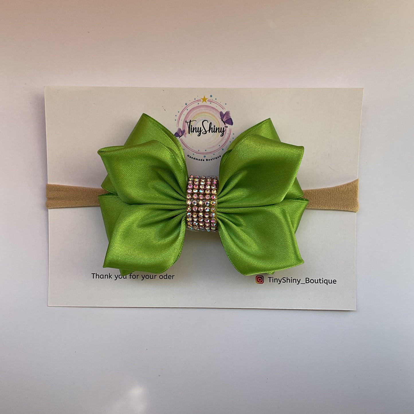 SatinRibbon-Bow-Style3.1-Lime Green