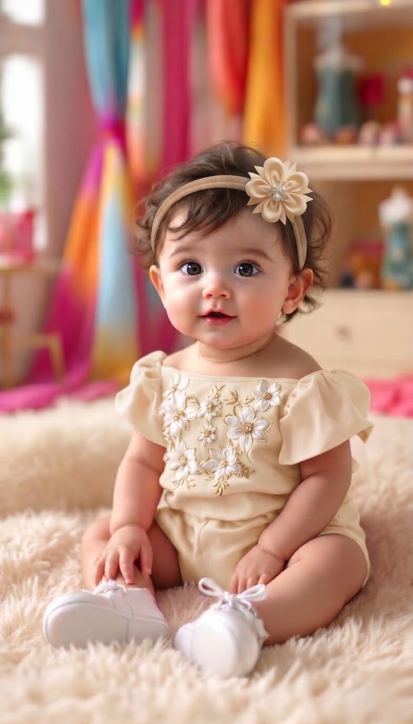 Baby Bow-Style 9-Cream