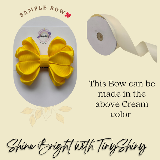 GRB-Boutique Bow-Style 3-Cream