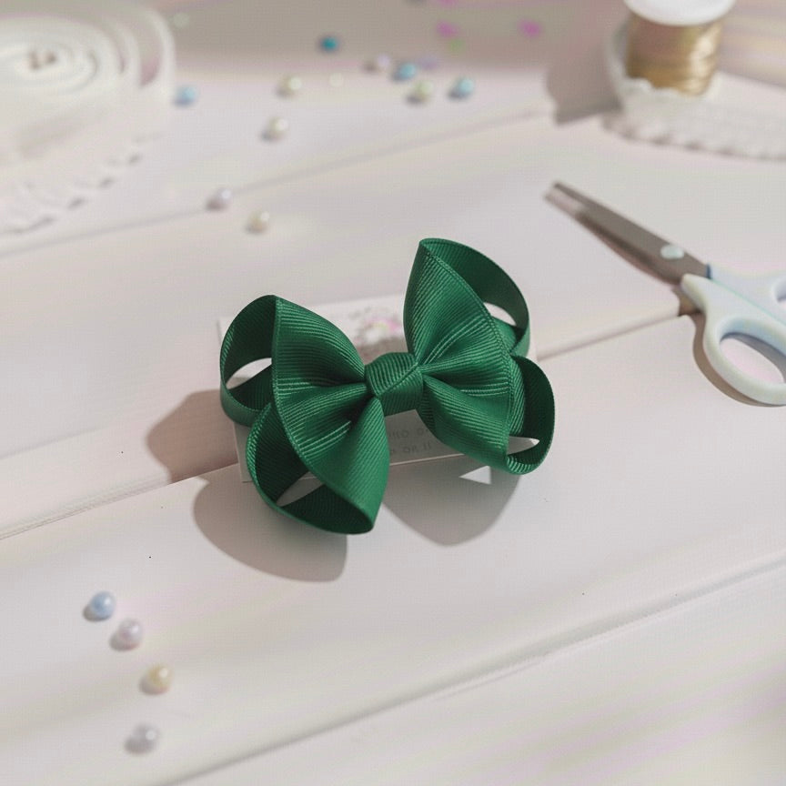GRB-Boutique Bow-Style 2-Dark Green